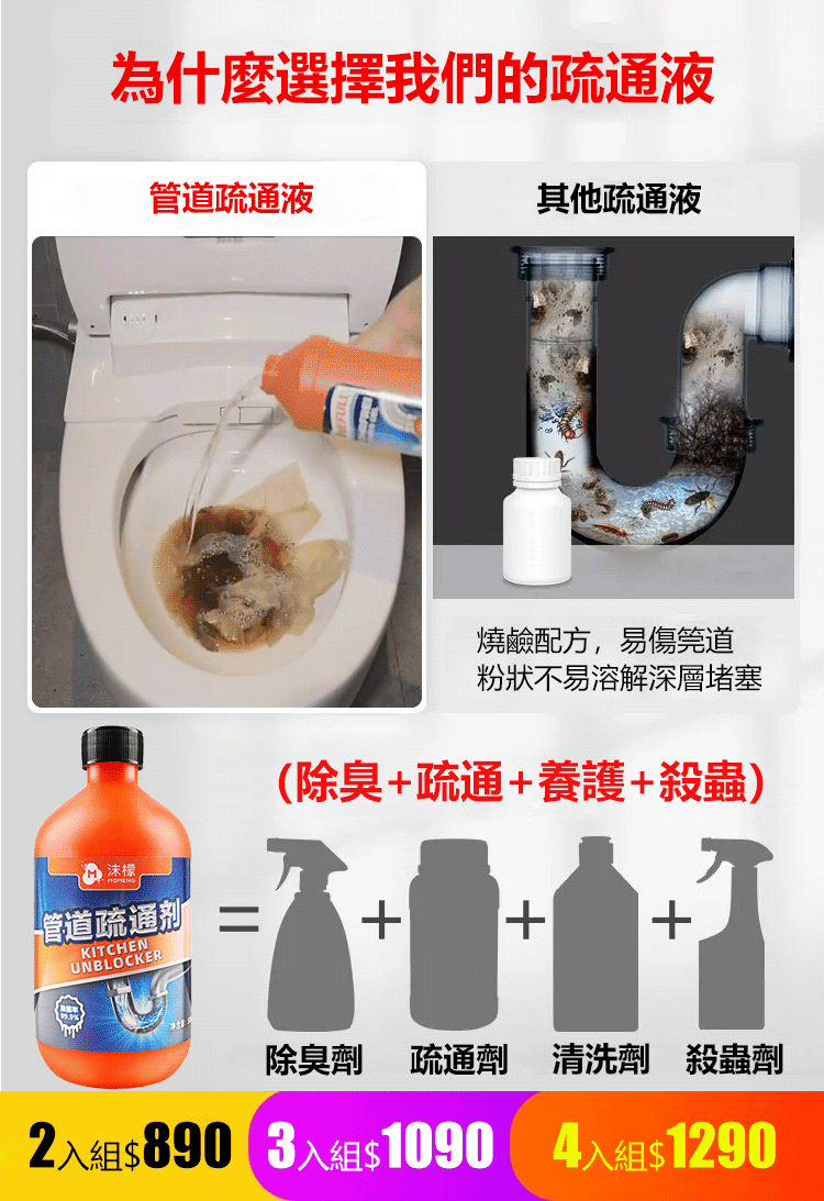 【一滴通】MOMENG沫檬管道疏通溶解劑 【一滴通】MOMENG沫檬管道疏通溶解劑