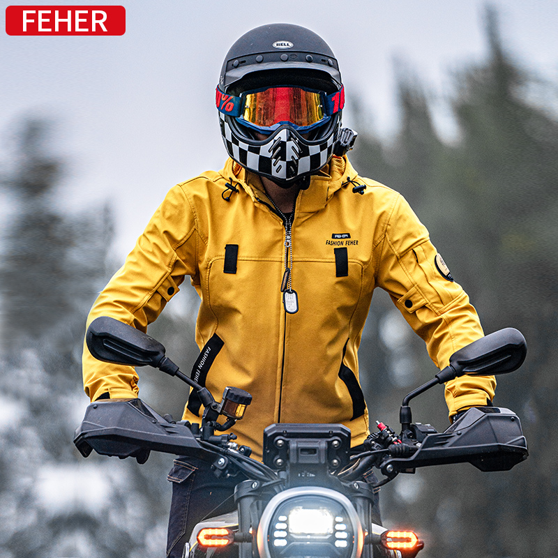 秋季新款防水防摔防寒保暖騎行夾克~男女可穿（下訂贈送手套）