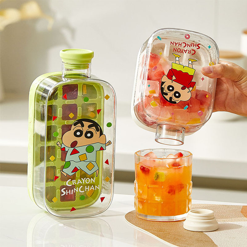 可愛卡通凍冰塊模具蠟筆小新冰格水壺 可愛卡通凍冰塊模具蠟筆小新冰格水壺